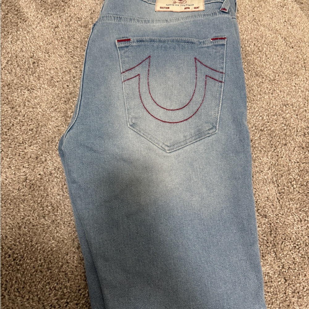 True Religion Denim with Red Stitching